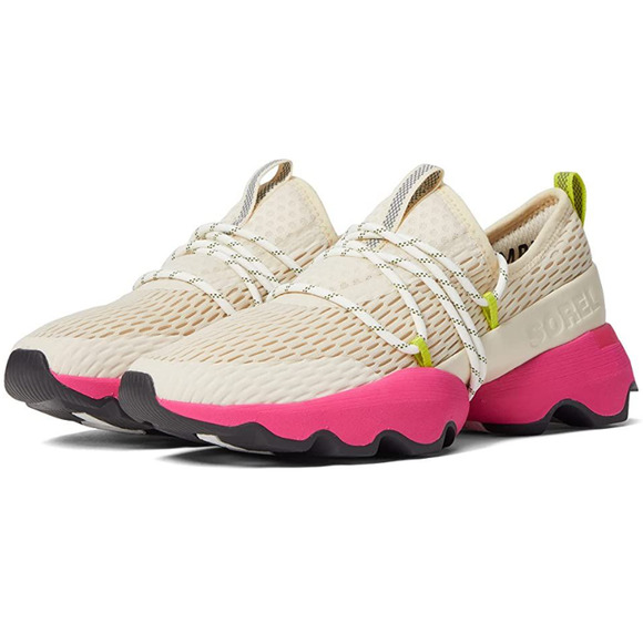 Sorel Kinetic Impact Lace Women’s Sneaker Shoes Natural Cactus Pink - Si - Picture 1 of 9